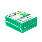 Мешки для мусора 160 л, зеленые, в пачке 10 шт., ПВД, 40 мкм, 900х1100 мм, i-Bag