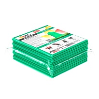 Мешки для мусора 160 л, зеленые, в пачке 10 шт., ПВД, 40 мкм, 900х1100 мм, i-Bag в Кургане