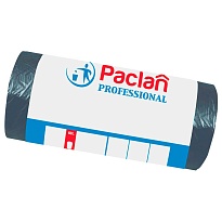 Мешки для мусора 60 л, черные, в рулоне 50 шт., ПНД, 6,2 мкм, 800х600 мм, PACLAN Professional, 604078 в Кургане