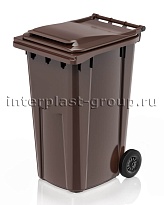 Контейнер для мусора 240 л коричневый облегченный 240 зеленый в Кургане