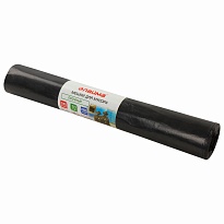 Мешки для мусора 240 л, черные, в рулоне 10 шт., ПВД 50 мкм, 1400х900 мм, LAIMA, 605337 в Кургане