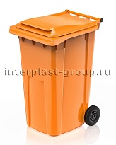 Контейнер для мусора 240 л оранжевый облегченный 240 оранжевый в Кургане Контейнер для мусора 240 л оранжевый облегченный 240 оранжевый в Кургане