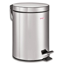 Ведро-контейнер для мусора (урна) с педалью LAIMA Classic, 20 л, зеркальное, нержавеющая сталь, со съемным внутренним ведром в Кургане