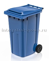 Контейнер для мусора 240 л голубой облегченный 240 голубой в Кургане