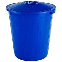 Мусорный бак с крышкой 70 л синий 70 синий в Кургане Мусорный бак с крышкой 70 л синий 70 синий в Кургане